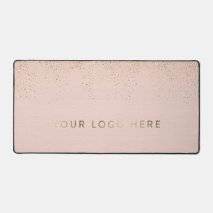 Je Logo goudbruine vetrijke eenvoudige moderne emi Bureaumat