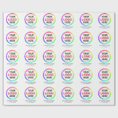  "je logo hier" cadeaupapier (Vlak)