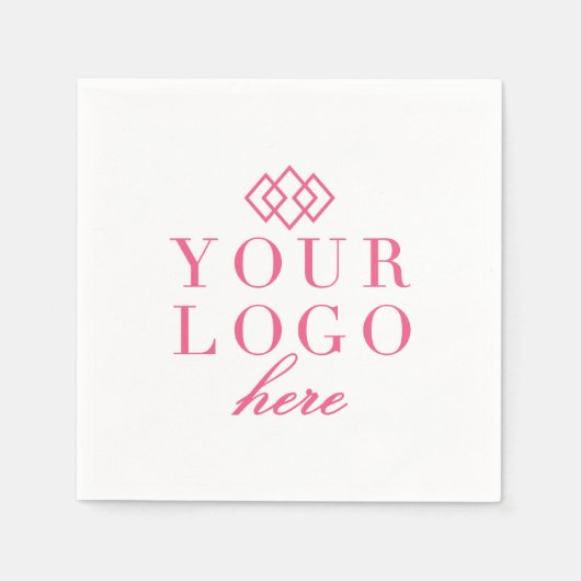 Je Logo hier op maat Servet (Voorkant)