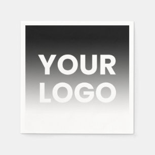 Je Logo & Moderne Bewerkbare Kleurverloop Servet
