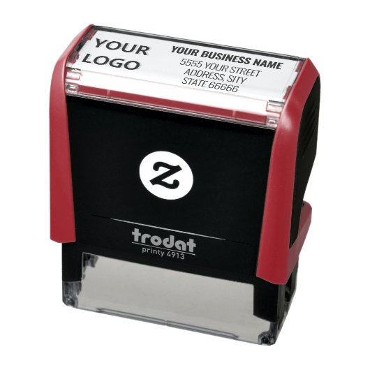 Je Logo naam retouradres Aangepaste stempel (Product)