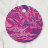 Je Logo roze marmer Price Labels (Achterkant)