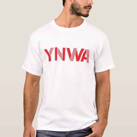 Je Loop nooit alleen YNWA wit T-shirt (Voorkant)