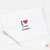 Je ❤️ Love Corp. Comm. AUTOCOLLANT (Enveloppe)