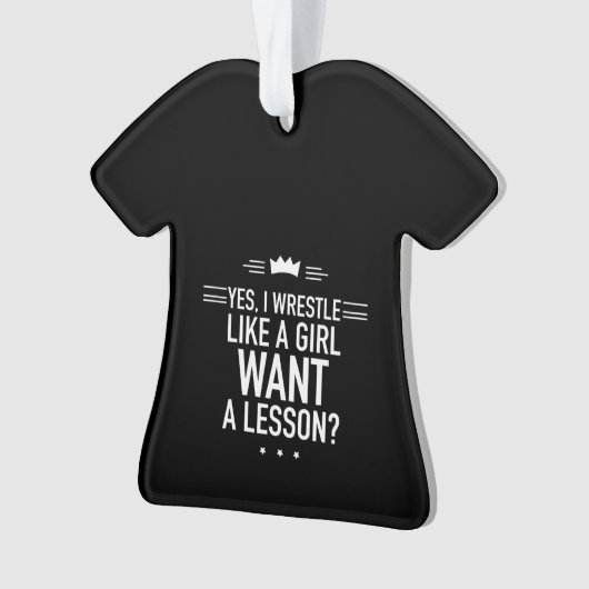 Je lutte comme une fille drôle (devant)