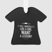 Je lutte comme une fille drôle (dos)