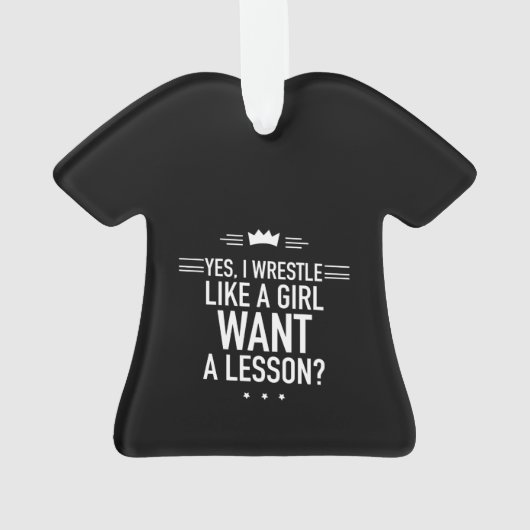 Je lutte comme une fille drôle (dos)