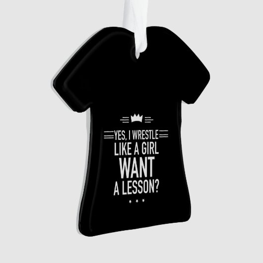 Je lutte comme une fille drôle (devant)