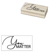 Je maakt 1 uit 	rubberstempel (Gestempeld)