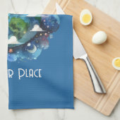 Je maakt de wereld een betere plek - custom theedoek (Quarter Fold)