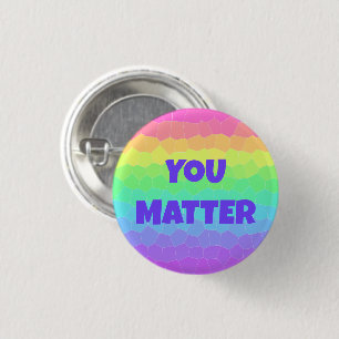 Je maakt een regenboogButton uit Ronde Button 3,2 Cm
