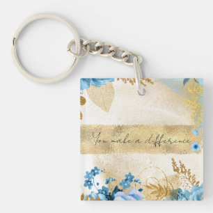 Je maakt een verschil sleutelhanger