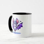 Je maakt me Batty | Schattigee flirterige vleermui Mok (Voorkant links)