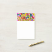 Je maakt me blij dat ik het briefje erop krijg. post-it® notes (Op bureau)