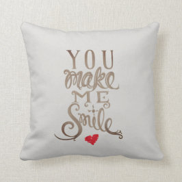 Je maakt me glimlachen - Pillow Kussen
