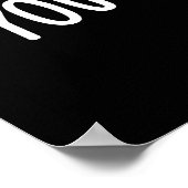 Je maakt me grappig Sushi Soy Sauce Pun Dark BG Poster (Hoek)