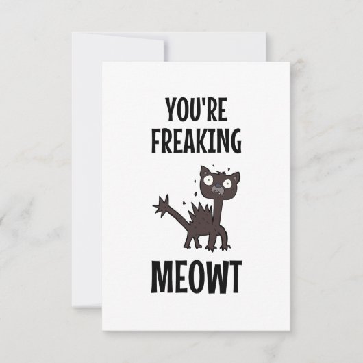 Je maakt me helemaal gek Card Kaart (Voorkant)