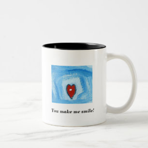 JE MAAKT ME KLEIN TWEEKLEURIGE KOFFIEMOK