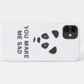 Je maakt me verdrietig. Sad panda. Case-Mate iPhone Case (Achterkant (horizontaal))