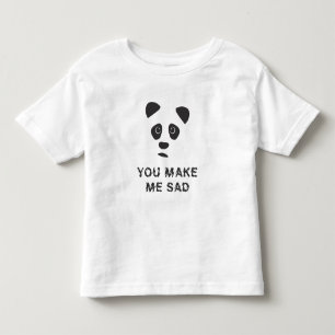Je maakt me verdrietig. Sad panda. Kinder Shirts