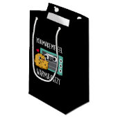 Je maakt me warm en fuzzy Oven grap donkere achter Klein Cadeauzakje (Voorkant Gekanteld)