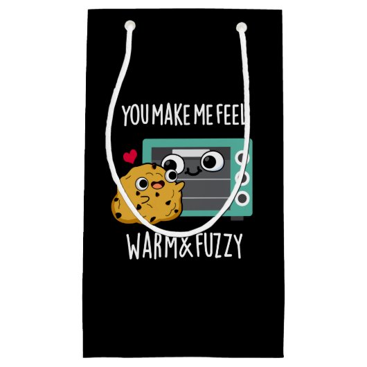 Je maakt me warm en fuzzy Oven grap donkere achter Klein Cadeauzakje (Voorkant)