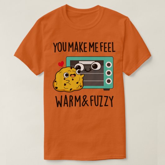 Je maakt me warm en wazig Schattigee oven Pun 1 vo T-shirt (Design voorkant)