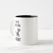 Je maakt Meowt Two-Tone Coffee Mok (Voorkant links)