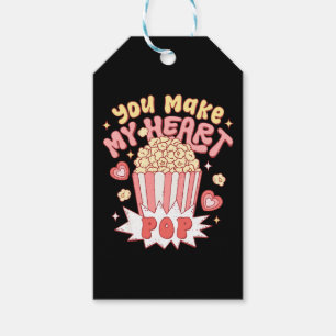 Je maakt mijn hart Pop grappige Valentijnsdag Cadeaulabel