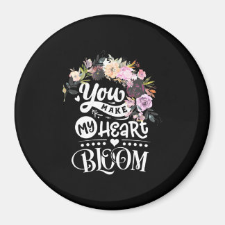 Je maakt mijn hartbloem magneet