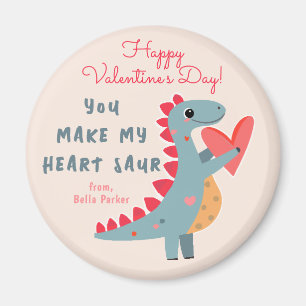 Je maakt mijn Heart Saur Dinosaur Pun Valentijn Magneet