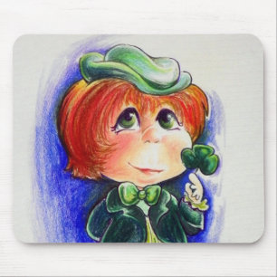 Je maakt mijn Ierse ogen glimlachen!! Mousepad Muismat