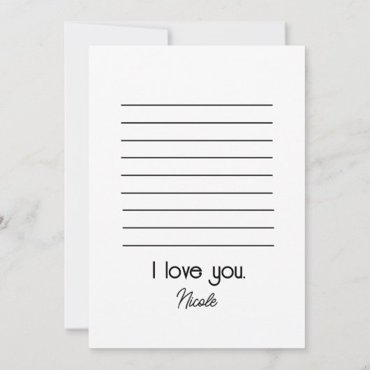 Je maakt mijn leven beter, Valentijnse Aankondiging (Achterkant)