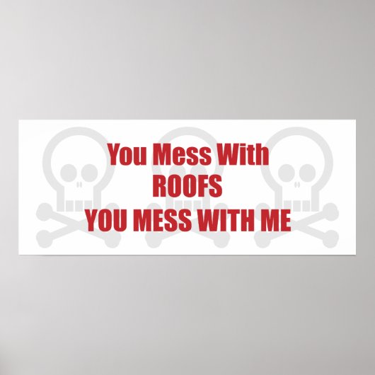 Je maakt minder gebruik van Roofs die je bij mij h Poster (Voorkant)
