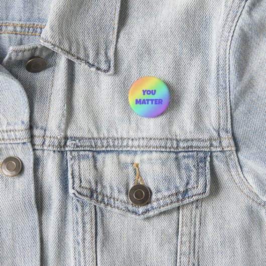 Je maakt pasteelregenboog Button uit (In situ)