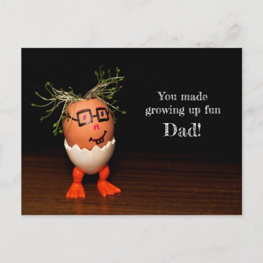 Je maakte opgroeien leuk papa Briefkaart Semi Glos (Voorkant)