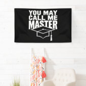 Je mag me Master Degree Afstuderen 2024 noemen Spandoek (Insitu)