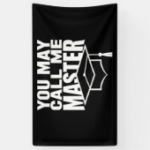 Je mag me Master Degree Afstuderen 2024 noemen Spandoek (Verticaal)