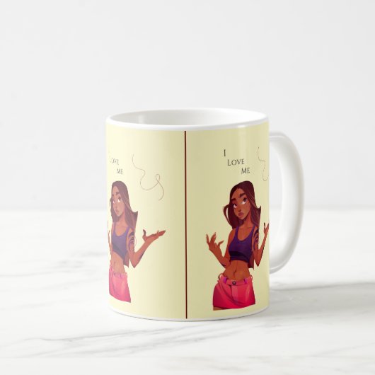 Je M'Aime Mug (Devant droit)