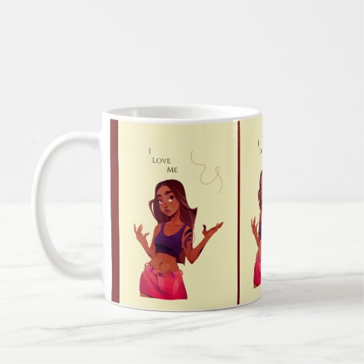 Je M'Aime Mug (Gauche)