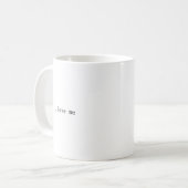 "Je m'aime" mug minimaliste  (Devant gauche)