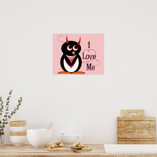 Je M'Aime ! Poster de Evil Penguin (Cuisine)