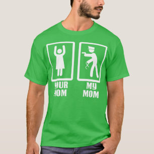 Je Mam Mijn Politie Mam Trots Politie T Shirten Vo T-shirt