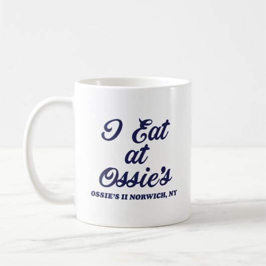 Je mange chez Ossie's Mug (Gauche)