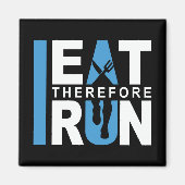 Je Mange Donc J'Exécute Magnet (Devant)