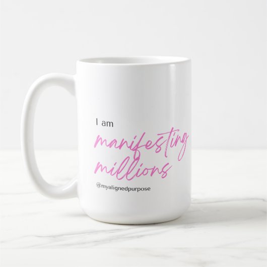 Je manifeste des millions de cafés Mug (Gauche)