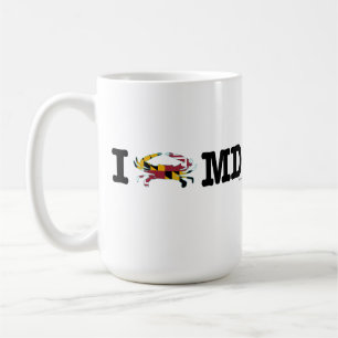 Je marche en crabe la tasse du Maryland