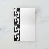 je marche pour la carte de notes pour bébés (Intérieur)