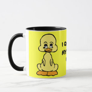 JE ME FAIS COINCOIN MOI-MÊME ! jaune mug en cérami
