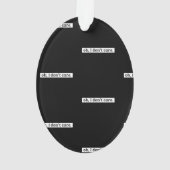 Je me fiche du message sarcastique (dos)